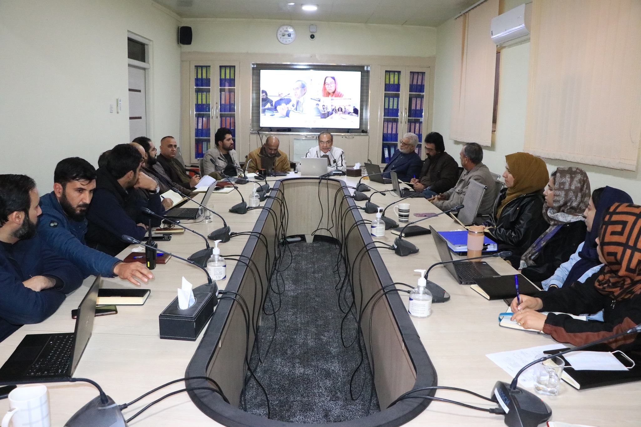 All staff meeting conducted