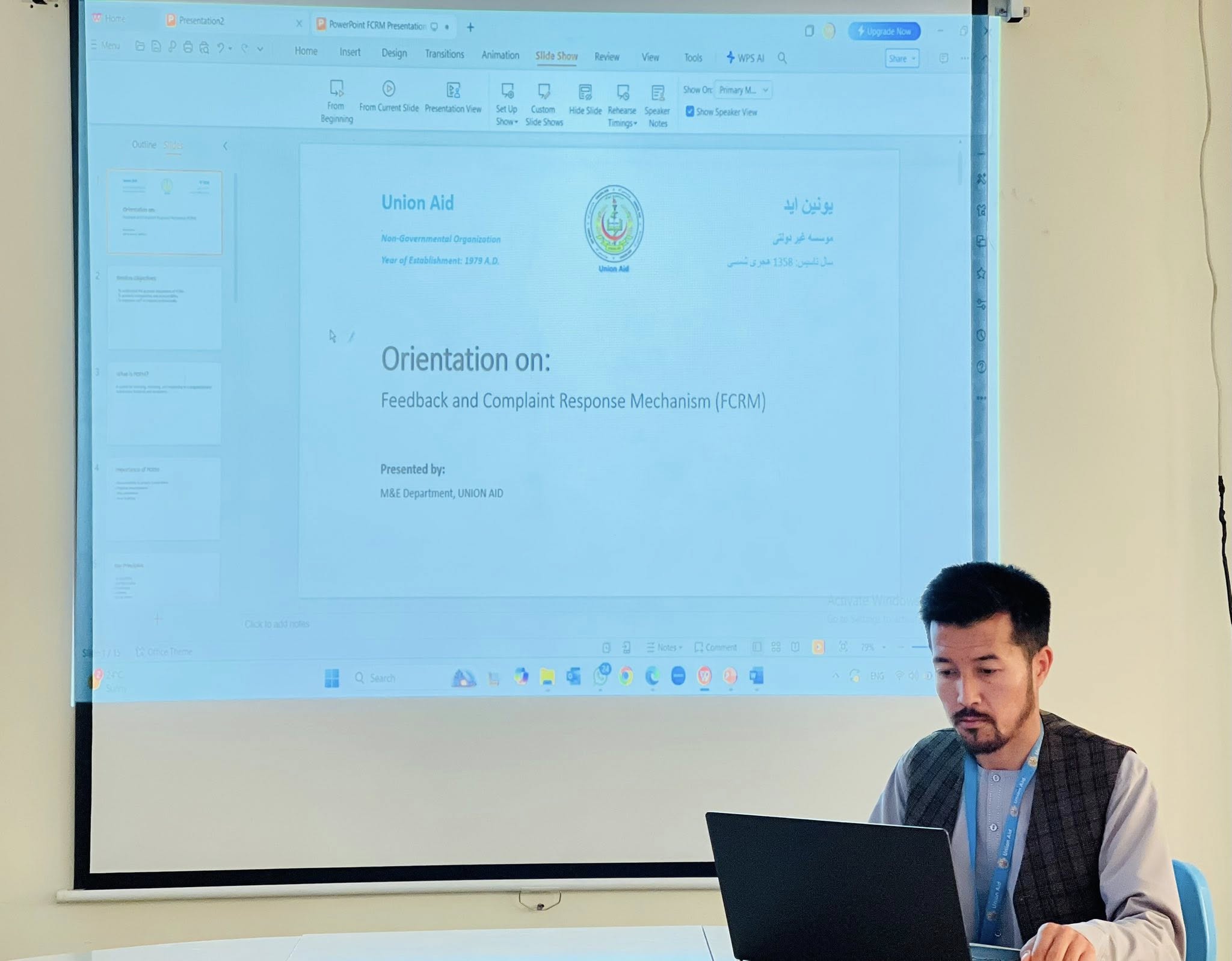 Conduct of FCRM Orientation