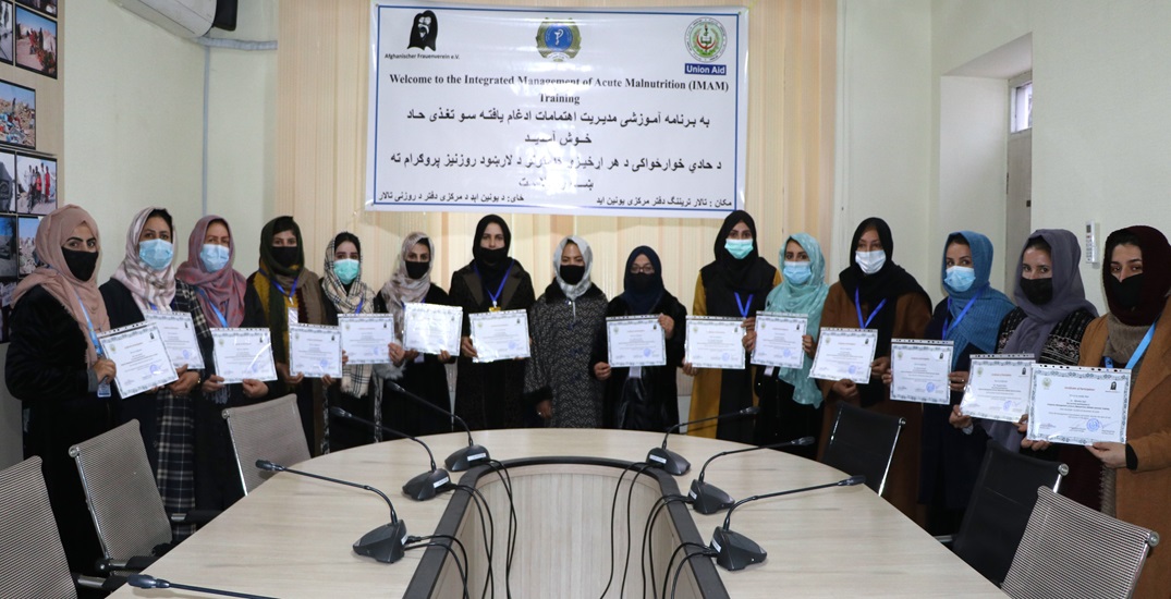 IMAM (Integrated Management of Acute Malnutrition), Certificate distribution ceremony