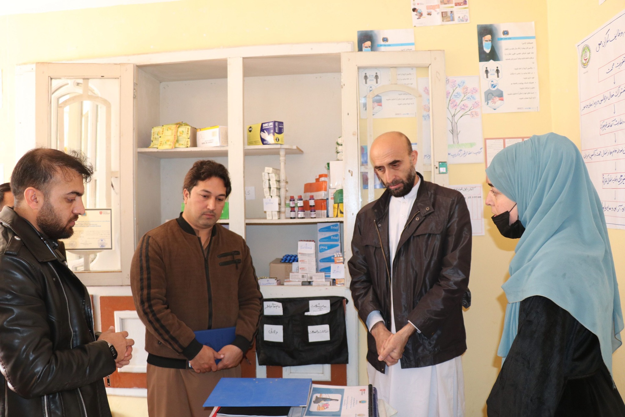 MI-Donor visit from Health Project in Mazar-e-Sharif
